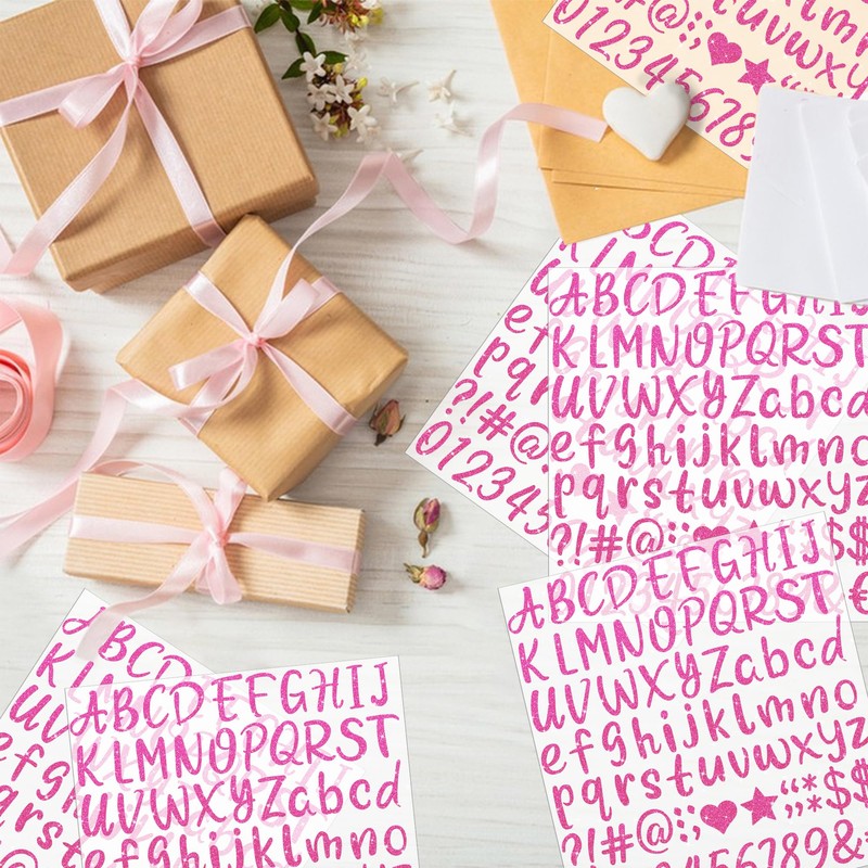 1620Pcs Letter Stickers 20 Sheets Alphabet Stickers Vinyl 1 Inch