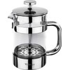 Wilmax Thermoglass French Press Stainless Steel, 27.1 fl oz (800