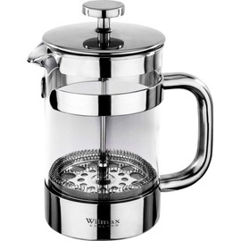Wilmax Thermoglass French Press Stainless Steel, 27.1 fl oz (800 ml)