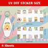 Back to School UV DTF Wrap Stickers - Teacher 80