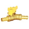 Joywayus 1/2" Hose Barb Brass Ball Valve Y Shaped Type