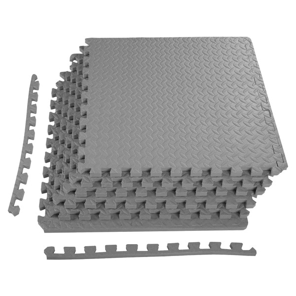 Elevon Puzzle Exercise Gym Flooring Mat, 3/4" Thick EVA Interlocking