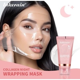 lakerain 2 Night Collagen Wrapping Mask Rejuvenation Moisturizing Brightening Korean Mask