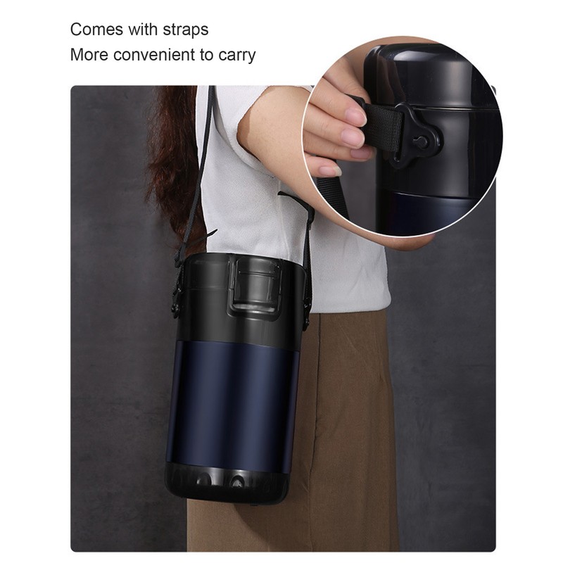 2.6L Thermal Food Container 304 Stainless Steel 4 Layers Vacuum