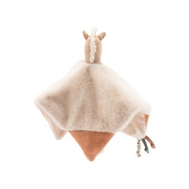 Sterntaler Cuddly Blanket S Horse Sunny – Baby Cuddly Blanket Made of Soft Fleece and Corduroy Fabric – Baby and Children Cuddle Blanket with Knot – Baby Cuddly Toy with Rattle for Home and Travel,