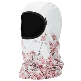 BLACKSTRAP Sock Hood Balaclava Face Mask, Dual Layer Cold Weather Headwear for Men and Women (Blossoms)