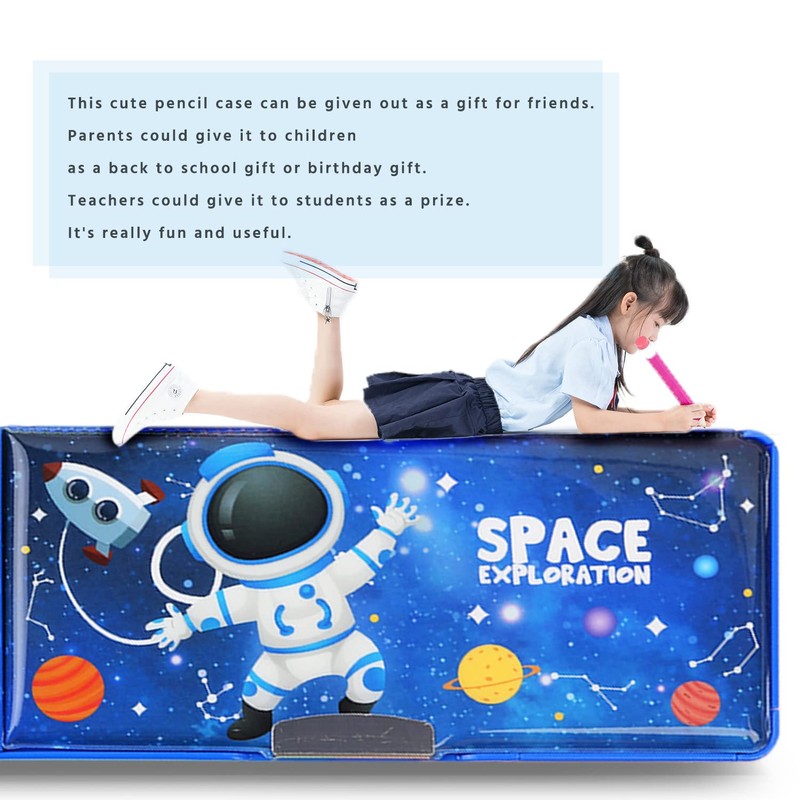 Ristpal Pop Up Multifunctional Pencil Case for Boys and Girls,