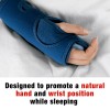 ACE Night Wrist Sleep Support, Adjustable, Blue, Helps Provide Relief