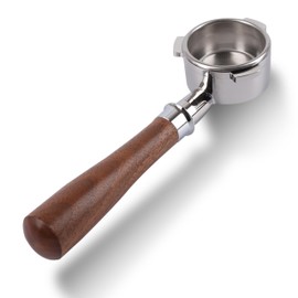 CAPFEI 54mm Bottomless Portafilter Compatible for Breville Barista Express, Pro, Touch, and Impress | T Buckle Walnut Handle