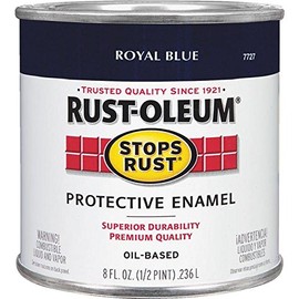 Rust-Oleum Indoor and Outdoor Gloss Royal Blue Protective Enamel 0.5 pt.