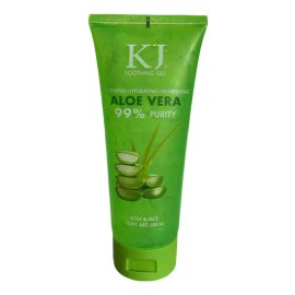 KJ Gel de Aloe Vera, Desinflama, Hidrata y Calma, Todo Tipo de Piel
