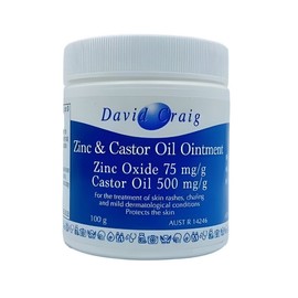 David Craig Zinc and Castor Oil 100g