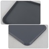 Readsky 6 Packs Gray Extra Large Rectangle Plastic Trays, 25.2"