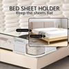 Bed Sheet Clips, Improved Bed Sheet Holder, Height Adjustable, Fits