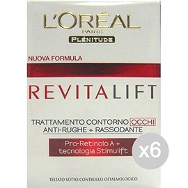Oreal Set of 6 Revitalift Occhi Ml 15 Skin Care Multi-Coloured