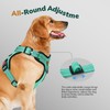 FAYOGOO Dog Harness with Handle & 2 D-Rings, Adjustable Reflective