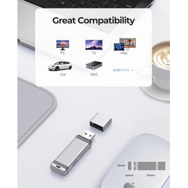 ORICO 405 MB/s Flash Drive 512GB, Memory Stick USB3.2 Reading Thumb Drive with Keychain USB Flash Drive Metal USB Drive Data Storage Compatible with Computer/Laptop（UFSD）