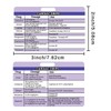 Remerabel Cardiac Drips Reference Badge Card, 2x3 Inch, 4 Pcs