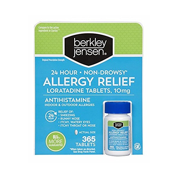 Berkley Jensen Non-Drowsy Allergy Relief, 365 ct.