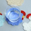 WAIT FLY Handmade Crochet Coasters Cute Drink Coaster Set for