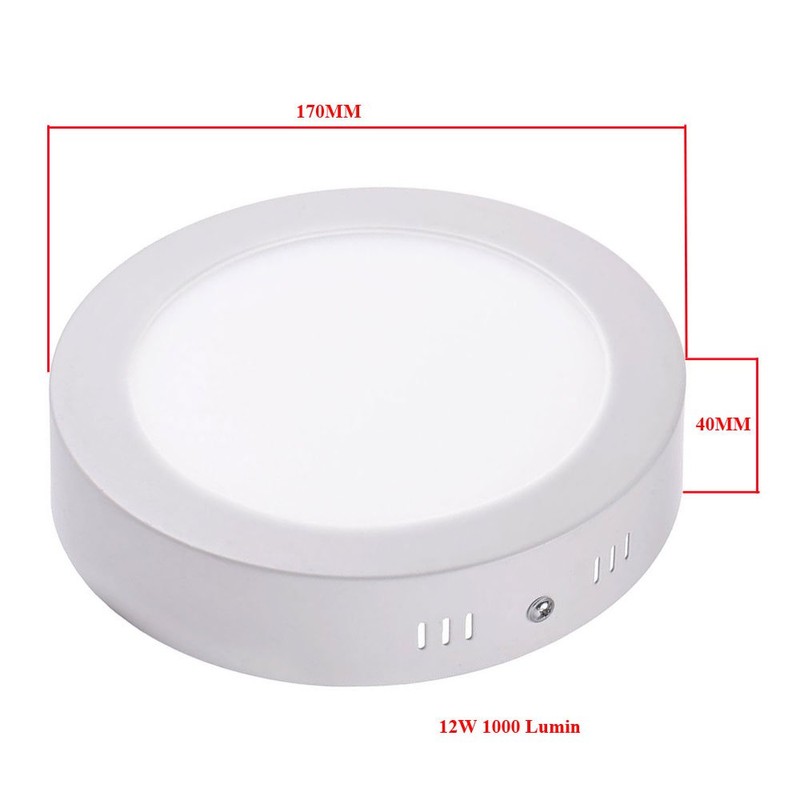 JnDee™ Surface Mounted LED Panel Light Ceiling Downlight Lamp Circular