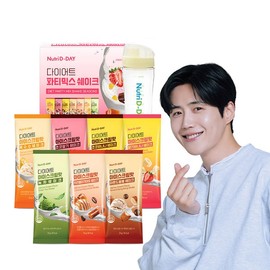 NutriDay 다이어트 쉐이크 파티믹스 14포 + 쉐이크컵 Diet Shake Party Mix 14 Packs + Shake Cup