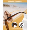 Meeloog Polarized Fit Over Glasses Sunglasses for Women UV Protection,