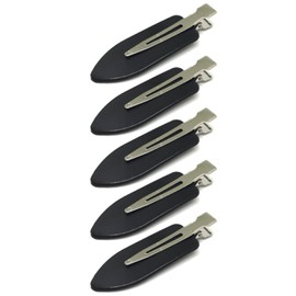 wumio Black Bangs Clips, Set of 5, Non-marking Flat Styling Hair Clips, Actress, Hair Clips, Hairpins, Cleansing, Makeup, Traces, Clips, Bangs, Invisible Design