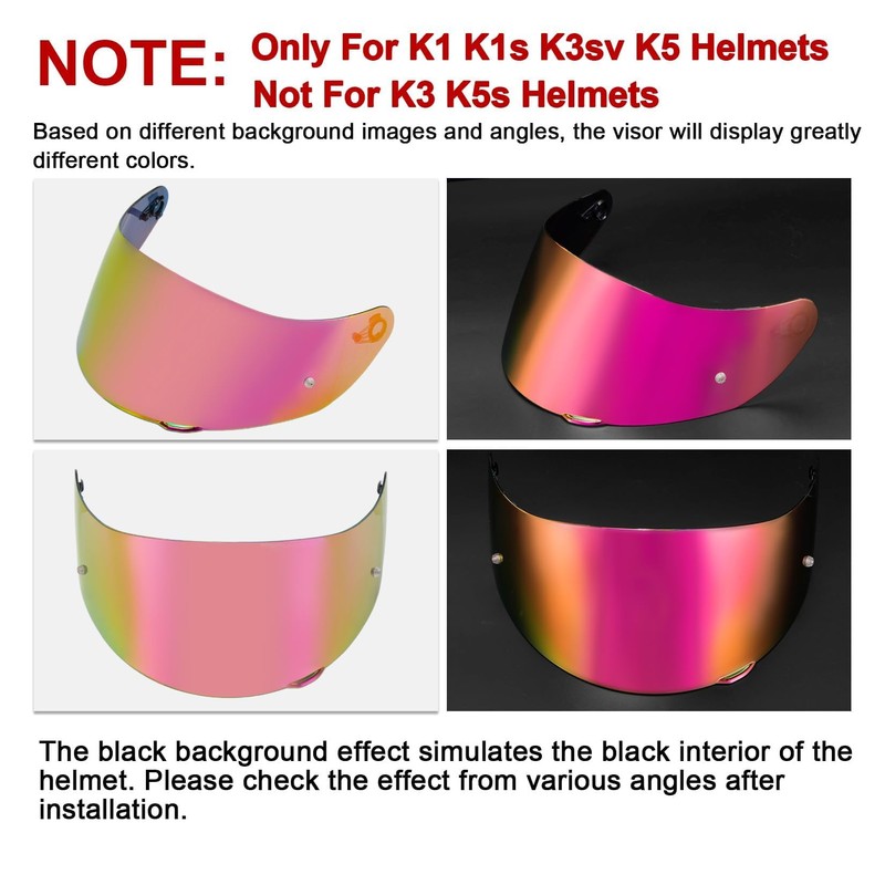 PSLER k1s Visor - k1 Helmet Visor k3sv Tinted Visor