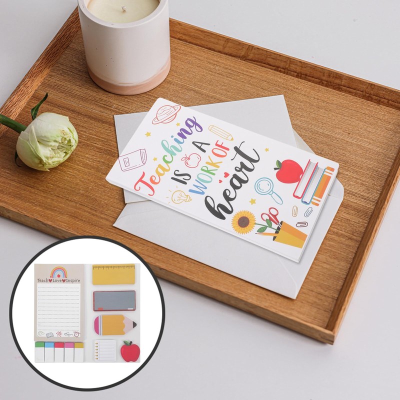 Operitacx 1 Set 6pcs Cute Sticky Notes Cartoon Sticky Memo