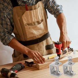 Stainless Steel C Clamps, Pack of 6 Robust C-Clamp Jaw Openings 30 mm, High Performance Woodworking Clip for Clamps, Clamps & Tensioners, Woodworking Tool, DIY