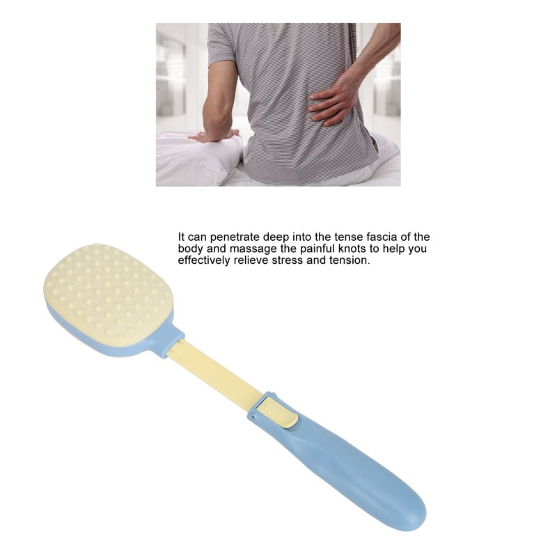 Back Knock Massage Hammer Dual Sides Silicone Back Leg Relaxing