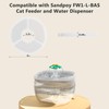 Sandpoy 4 Pack Replacement Filters & 4 Pack Pre-Filter Sponges