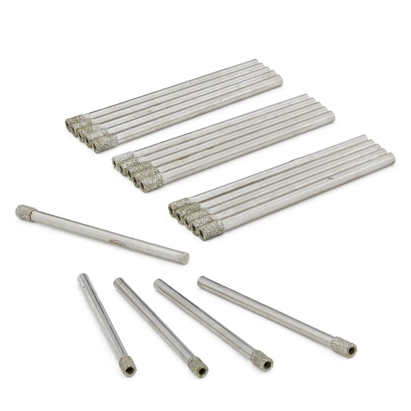 JINGLING 3mm Diamond Drill Bit, 1/8" Diamond Drill Bits, Glass