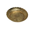Nakshi Plate, Decorative Brass Indian Prasad Plate Katori for Pooja