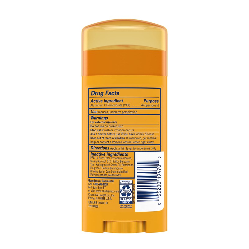 Arm & Hammer Deodorant 2.6oz Solid Ultra Powder Fresh (Oval)