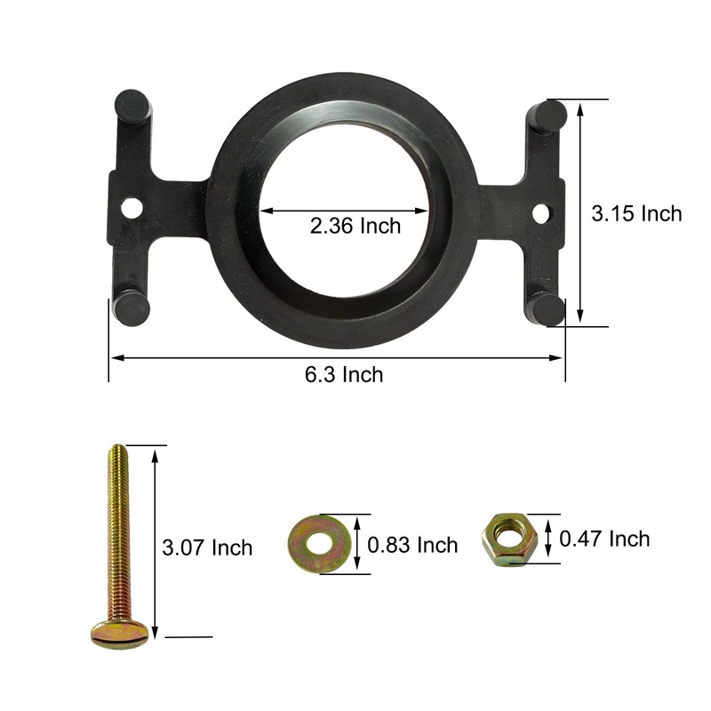 Leleocar 04-3817 Toilet Tank to Bowl Connection Kit Compatible with
