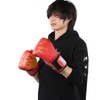 1Pair Universal Adult Boxing Glove PU Leather Sandbag Sanda Muay