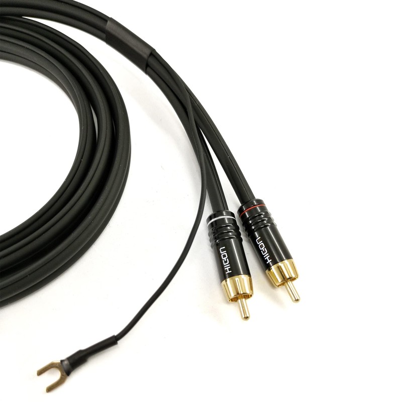Selected Cable SC81-K3-BLK-0050 50 cm Phono Cable Shielded with Extra