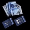 PVC Clear Anti Oxidation Jewelry Zipper Bag 100Pcs Anti Tarnish