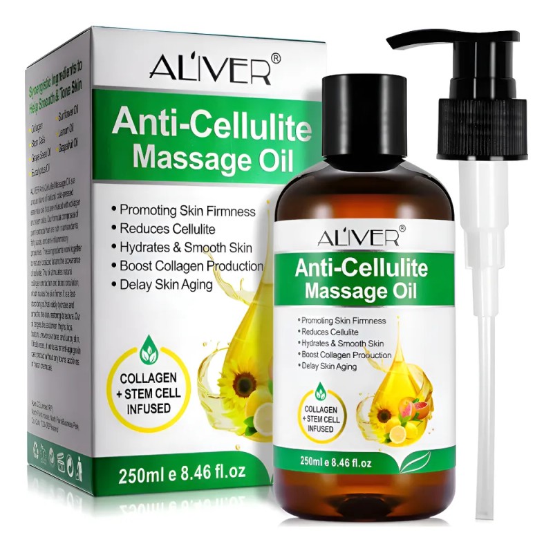 Aceite Anti-celulitis Masaje Reafirmante Con Colágeno 250ml Lavanda