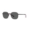Persol PO1009S Square Sunglasses, Black/Dark Grey, 52 mm