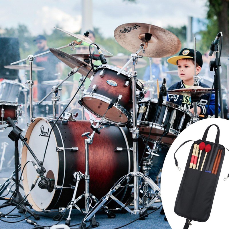 Waterproof drumstick bag, drum case, drum stick storage bag, drumstick