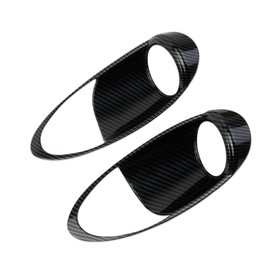 Fewshaw Carbon Fiber Style Inner Door Handle Cover Air Outlet Trim Accessories for for Nissan 370Z for Z/400Z