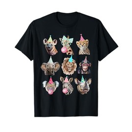 Zoo Animals Wildlife Birthday Party Zoo Day Animals T-Shirt
