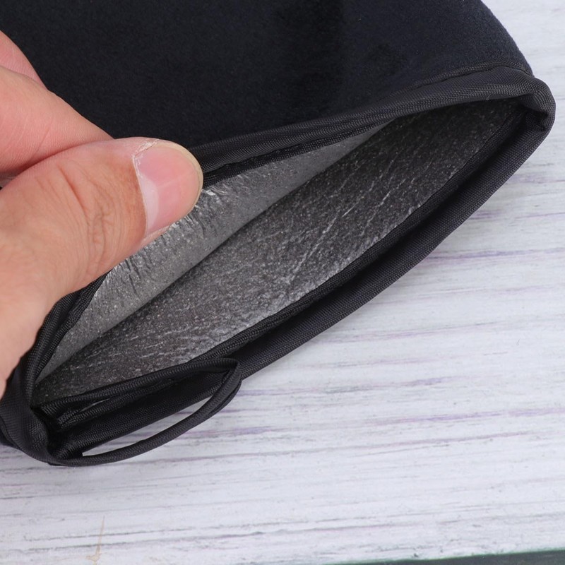 SEWACC 2 Piezas Guantes Aplicadores de Autobronceador Negro Esponja para