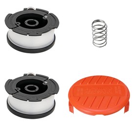 Strimmer Spool,Replacement Strimmer Line,Replacement Spool Caps,ompatible with Black Decker Replace AF-100 ST5530-GB GLC3630L20-GB STC1820PC-GB BESTA530-GB BESTA525-GB(2 Spool + 1 Cap+1 Spring)