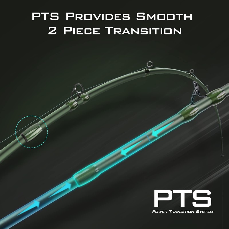 KastKing Spartacus II Twin Tip Fishing Rods, Cast- 7'6"- MH