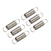 METALLIXITY 10PCS 0.4x4x15mm Stainless Steel Extension Spring Wire for Home