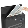 Locking Mailbox Wall Mounted Vertical mailboxes with Key Lock Large